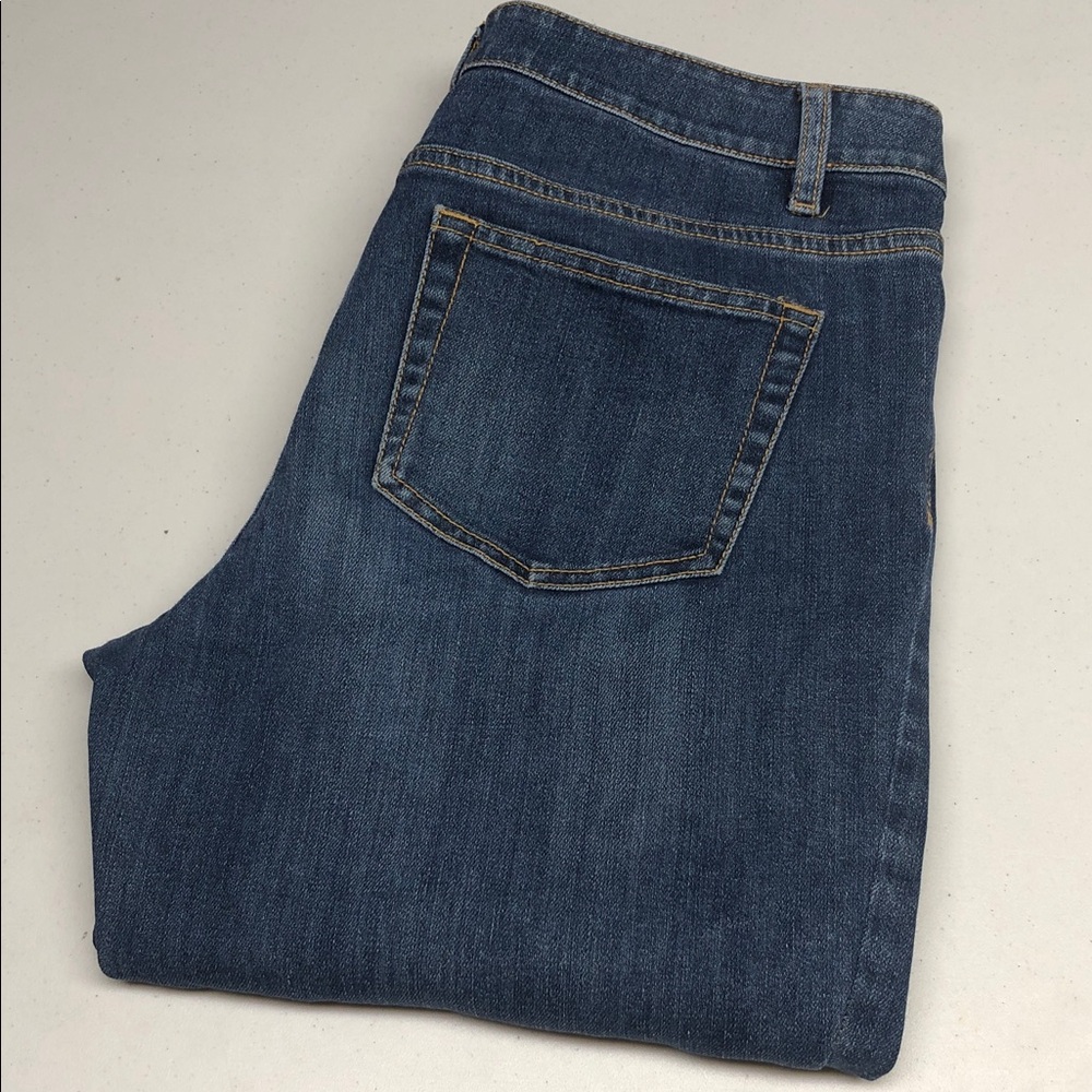 LIKE NEW J. JILL SLIM ANKLE CROP JEANS 4/27x26 ⭐️